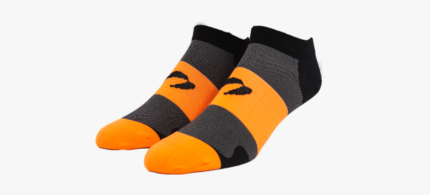 Bright Orange/black Low Cut Socks - Sock, HD Png Download, Free Download