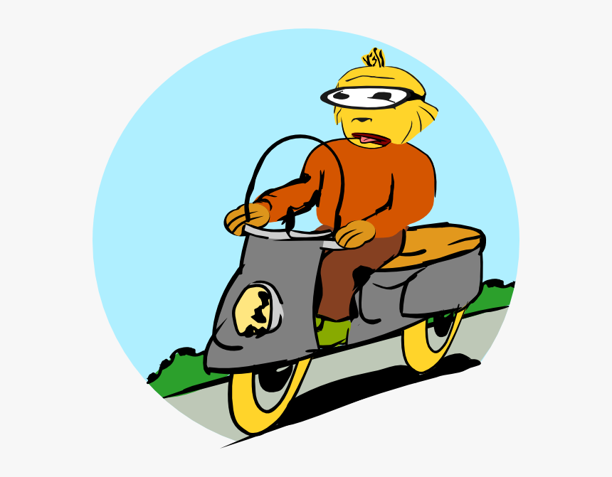 Scooter Driver Svg Clip Arts - Удивительный Мир Гамбола Гамбол И Дарвин, HD Png Download, Free Download