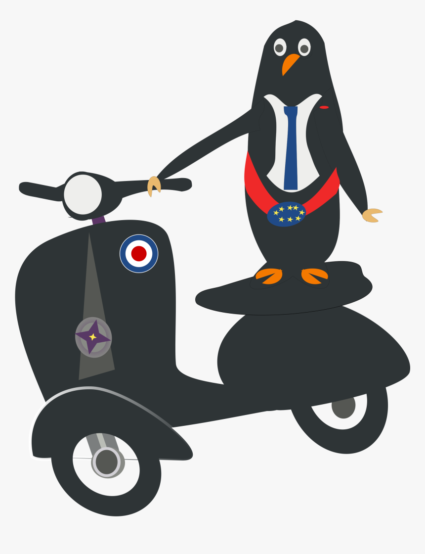 Darling On Scooter - Vespa Clipart, HD Png Download, Free Download