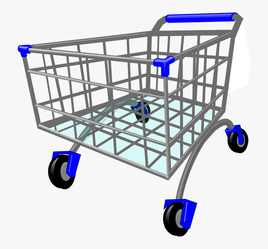Shopping Cart Svg Clip Arts - 3d Printer Shopping Cart, HD Png Download, Free Download