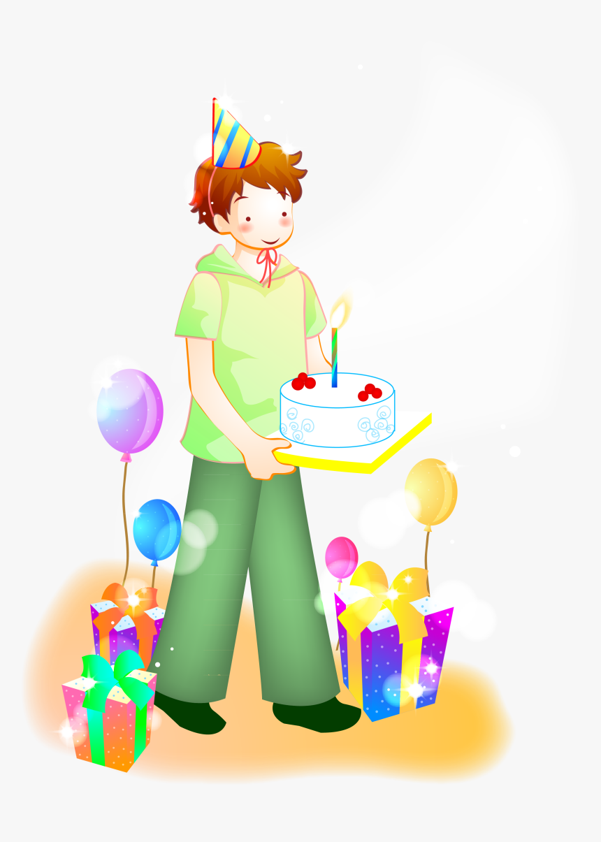 Clip Art Birthday Illustration Transprent Png - Cartoon, Transparent Png, Free Download