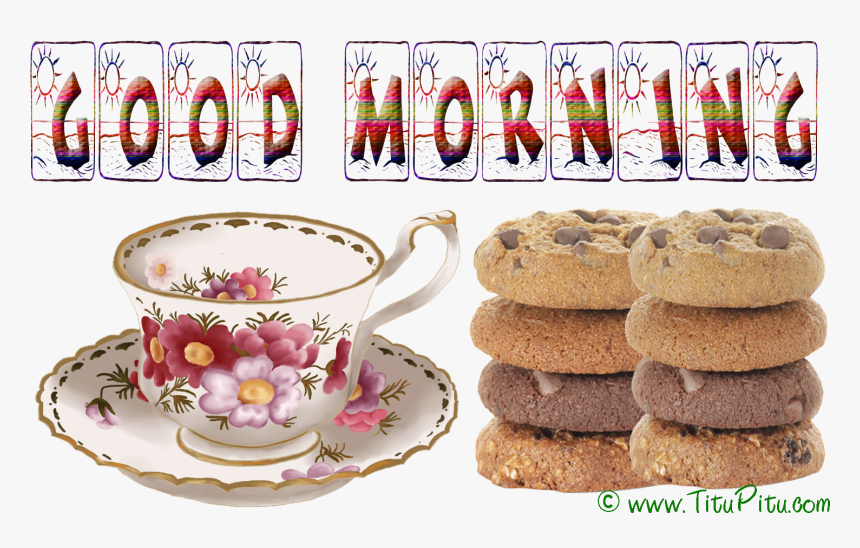 Good Morning Image Png - Tea Breakfast Good Morning, Transparent Png, Free Download