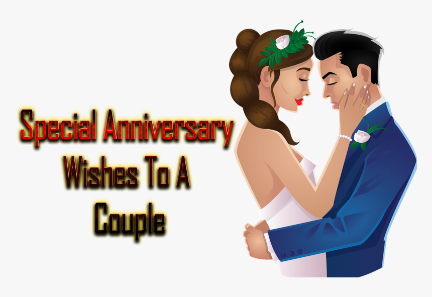 Special Anniversary Wishes To A Couple Png Clipart - Wedding, Transparent Png, Free Download