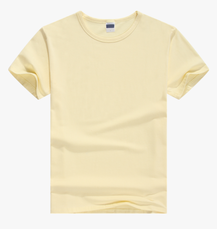 Transparent Folded Clothes Png - Cream T Shirt Png, Png Download - kindpng