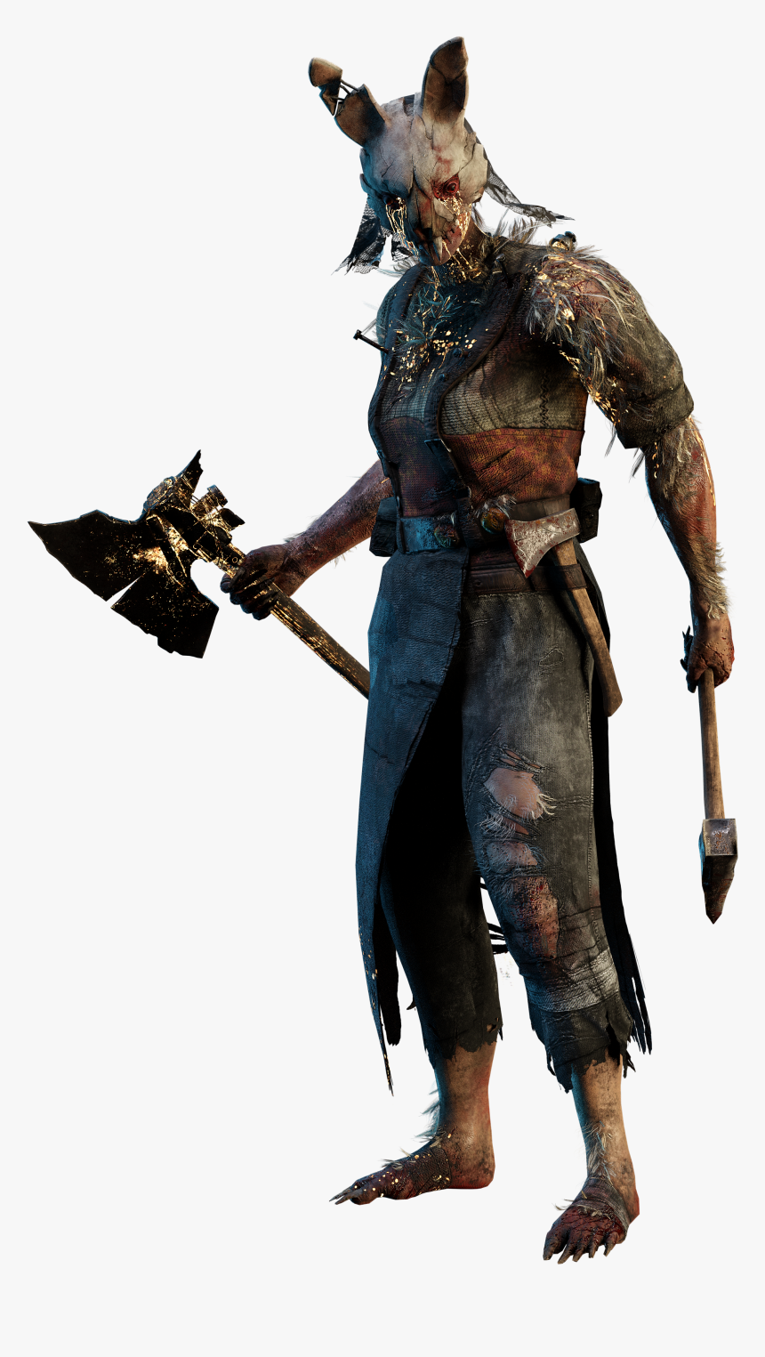 Dead By Daylight Hallowed Blight Huntress Hd Png Download Kindpng
