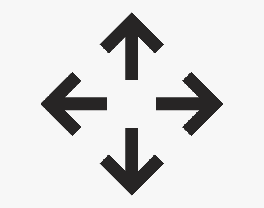 All Direction Arrow - Move Icon, HD Png Download, Free Download