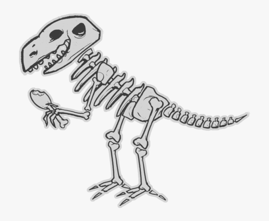 Dinosaur Clipart Dinosaur Bone - Dinosaur Bones Png, Transparent Png, Free Download