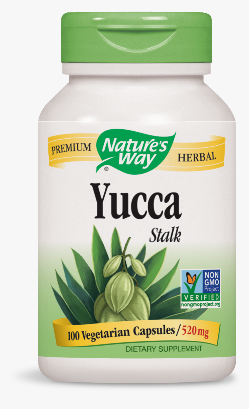 Nature"s Way Yucca Stalk 525 Mg Non Gmo Project, Tru - Nature's Way Vitex, HD Png Download, Free Download