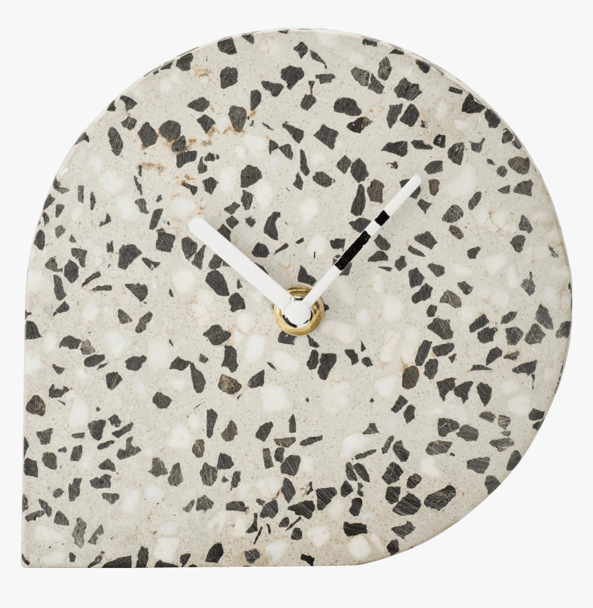 Horloge En Terrazzo H14,5cm-fiora - Clock, HD Png Download, Free Download