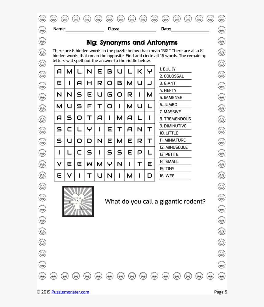 word search diminutive worksheets grade 5 hd png download kindpng