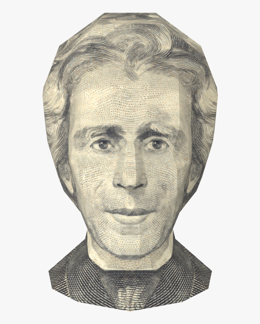 Us $20 Bill- Andrew Jackson - Andrew Jackson 20, HD Png Download, Free Download