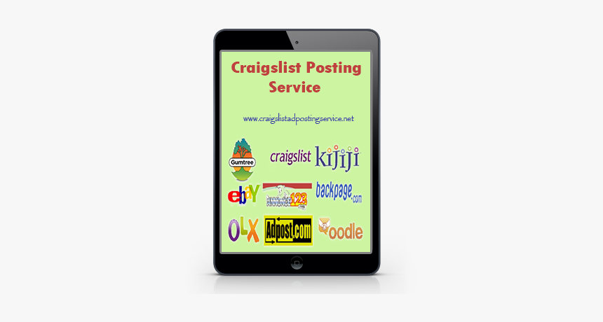 Tab View Craigslist Posting Service - Smartphone, HD Png Download, Free Download