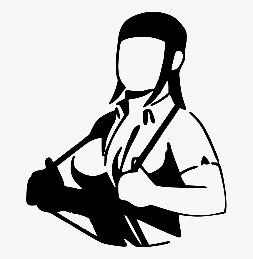 Art,monochrome Photography,artwork - Skinhead Girl Logo, HD Png Download, Free Download