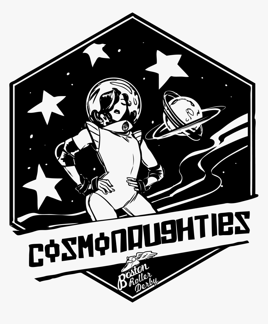 Boston Roller Derby Sports League Team - Boston Roller Derby Cosmonauts, HD Png Download, Free Download