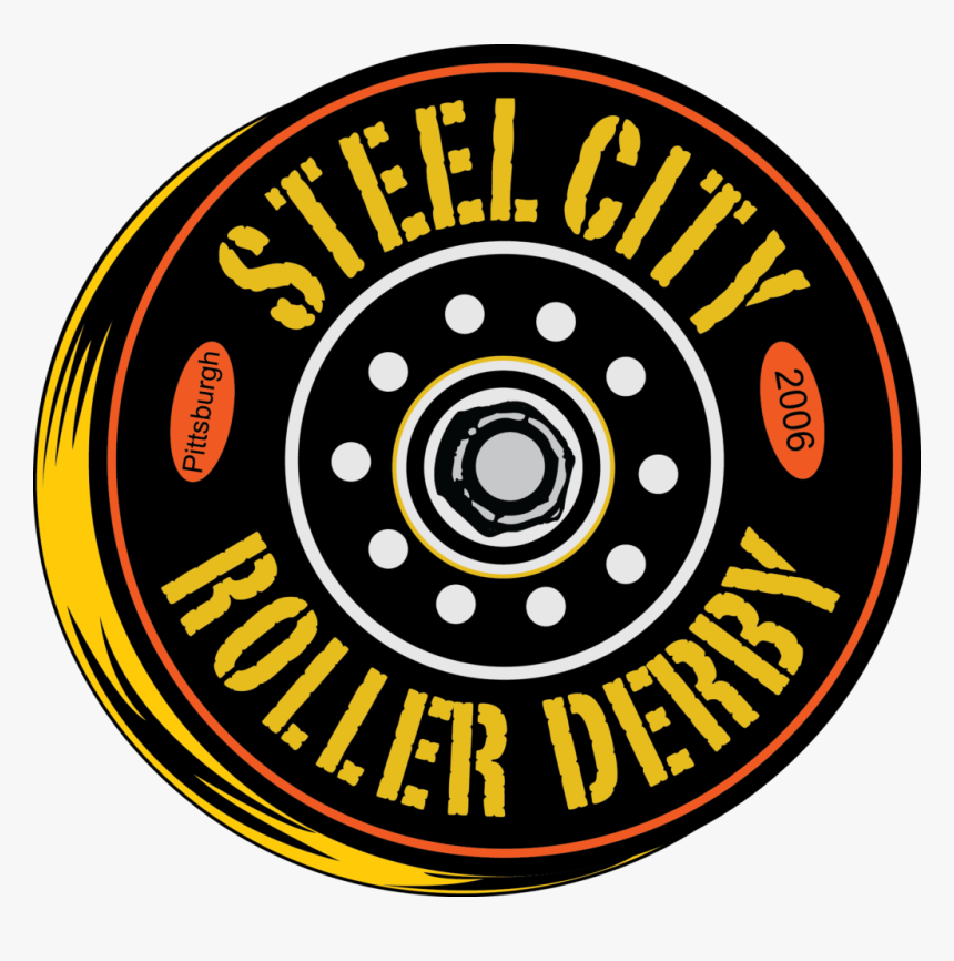 Steel City Roller Derby - Roller Derby Logo, HD Png Download, Free Download