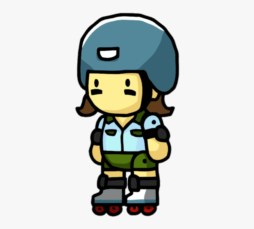 Scribblenauts Roller Derby Girl - Cartoon, HD Png Download, Free Download