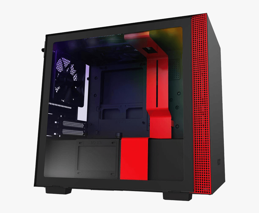 H Series H210i Tempered Glass, No Psu, Mini-itx, Matte - Nzxt H210, HD Png Download, Free Download
