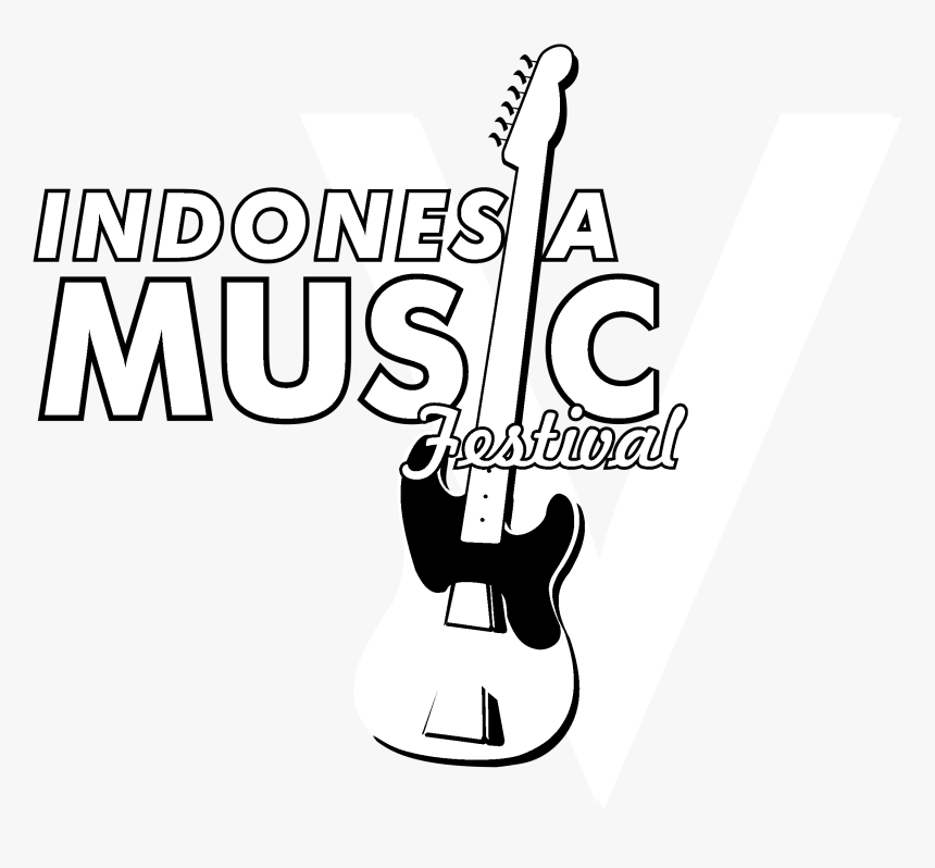 Indonesia Music Festival Logo Black And White, HD Png Download, Free Download