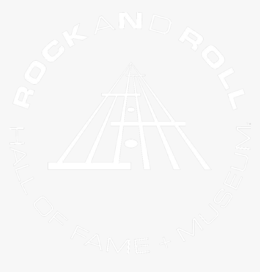 Rockandrolllogowhite - Rock Hall Of Fame Logo, HD Png Download, Free Download