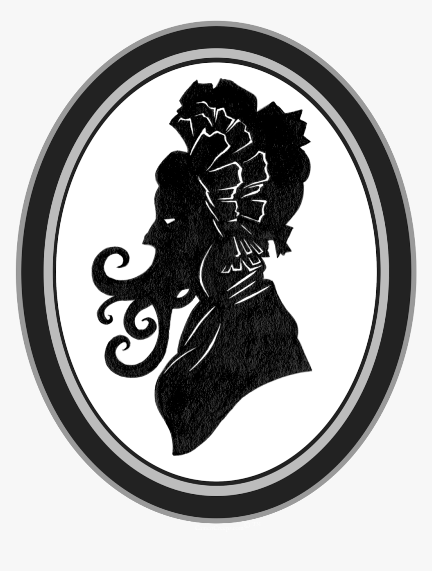 Lady Cthulhu Silhouette Soft Enamel Pin Cameo Creeps - Illustration, HD Png Download, Free Download