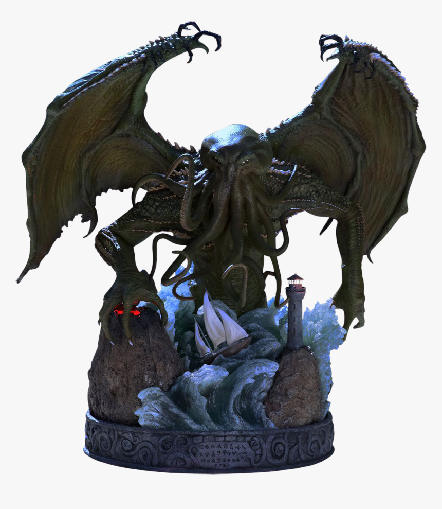Transparent Cthulhu Clipart - Cthulhu Statue By Pop Culture Shock, HD Png Download, Free Download