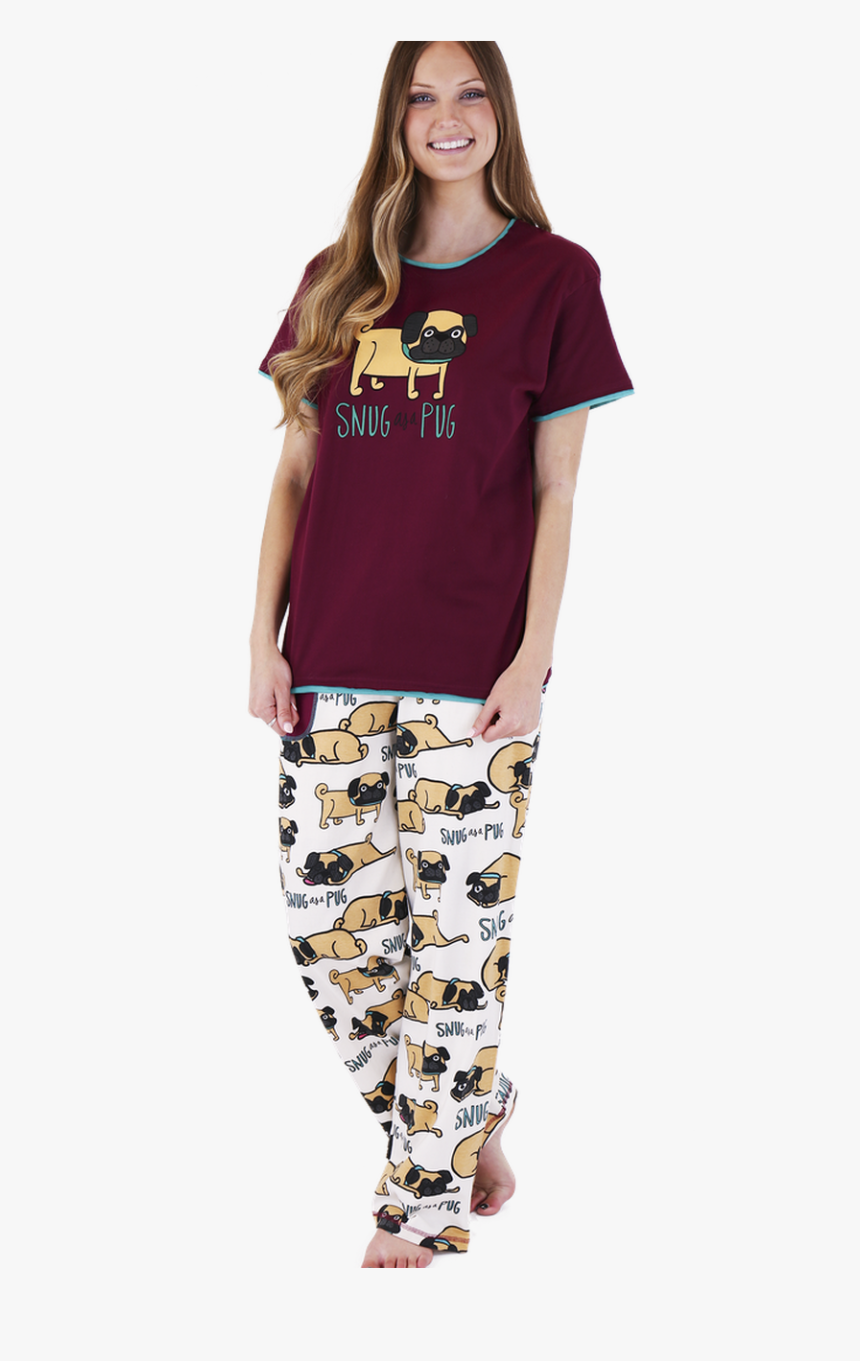 Snug As A Pug - Pug Pajamas, HD Png Download, Free Download