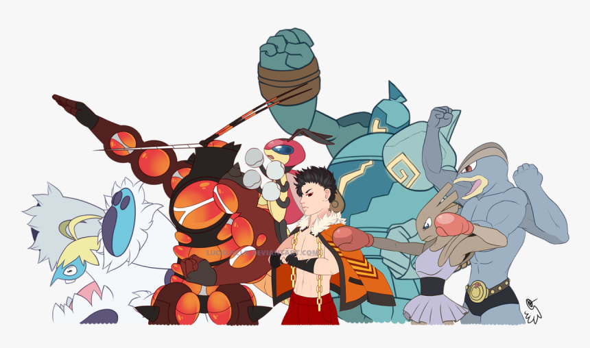 Buzzwole Vs Machamp, HD Png Download, Free Download