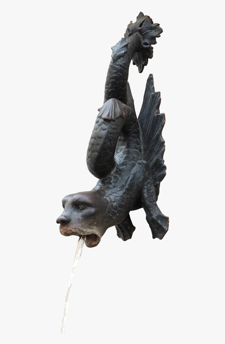 Gargoyle Bronze Head Free Photo - Gargoyle Fountain Spout, HD Png Download, Free Download