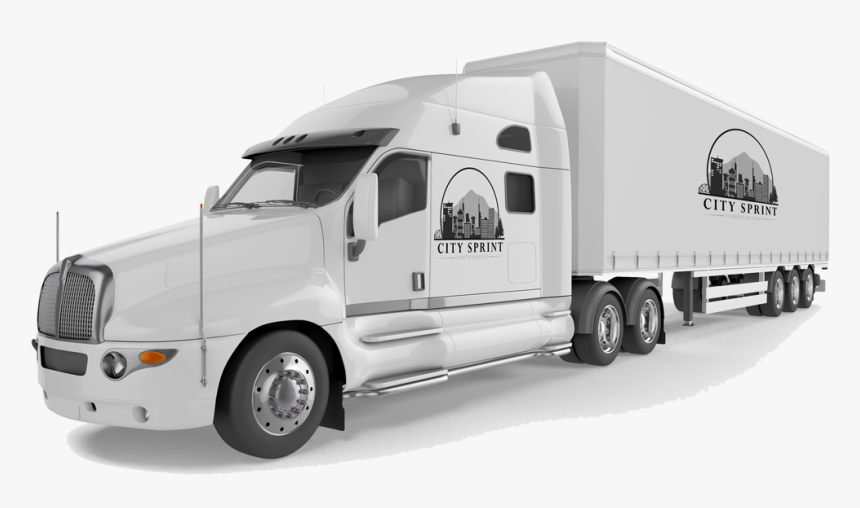 Cdf Branded Semitruck - Trailers Con Fondo Blanco, HD Png Download, Free Download