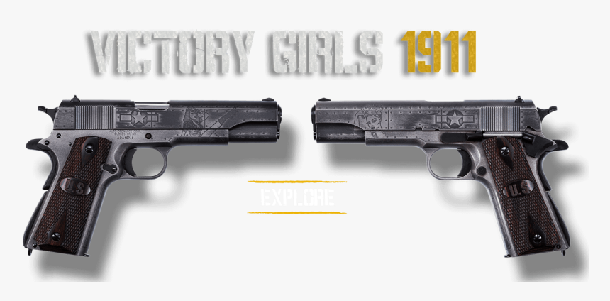 Auto Ordnance 1911 Victory Girl, HD Png Download, Free Download