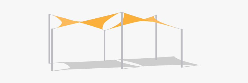 Custom Shade Sail Structures - Canopy, HD Png Download, Free Download