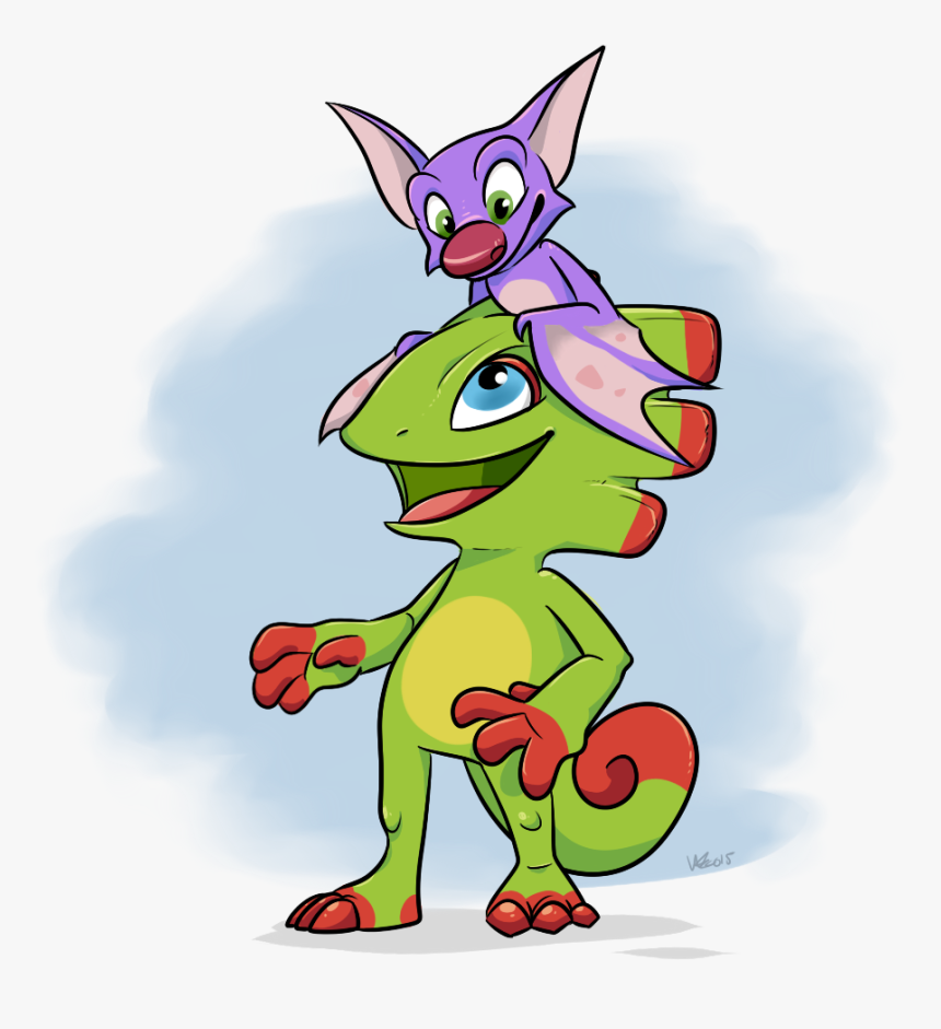 Yooka-laylee - Cartoon, HD Png Download, Free Download