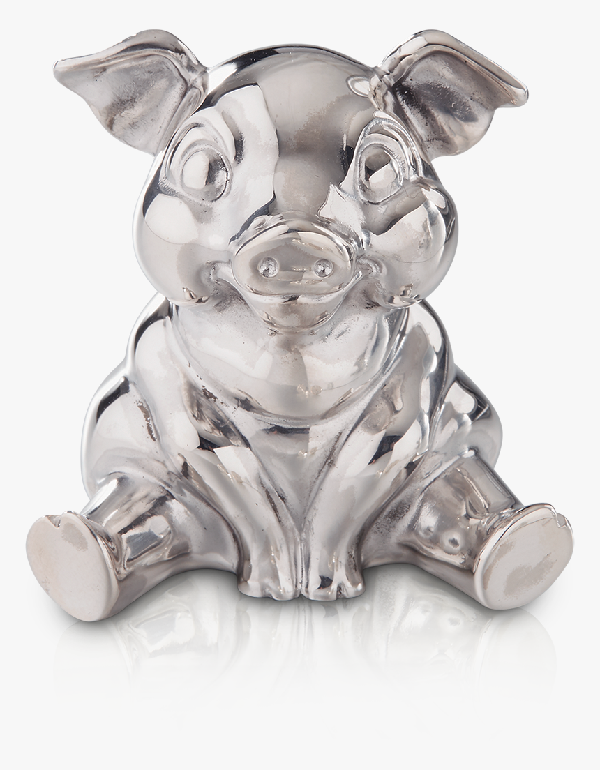 Buccellati - Giftware - Bubu Piglet - Silver - American - Domestic Pig, HD Png Download, Free Download