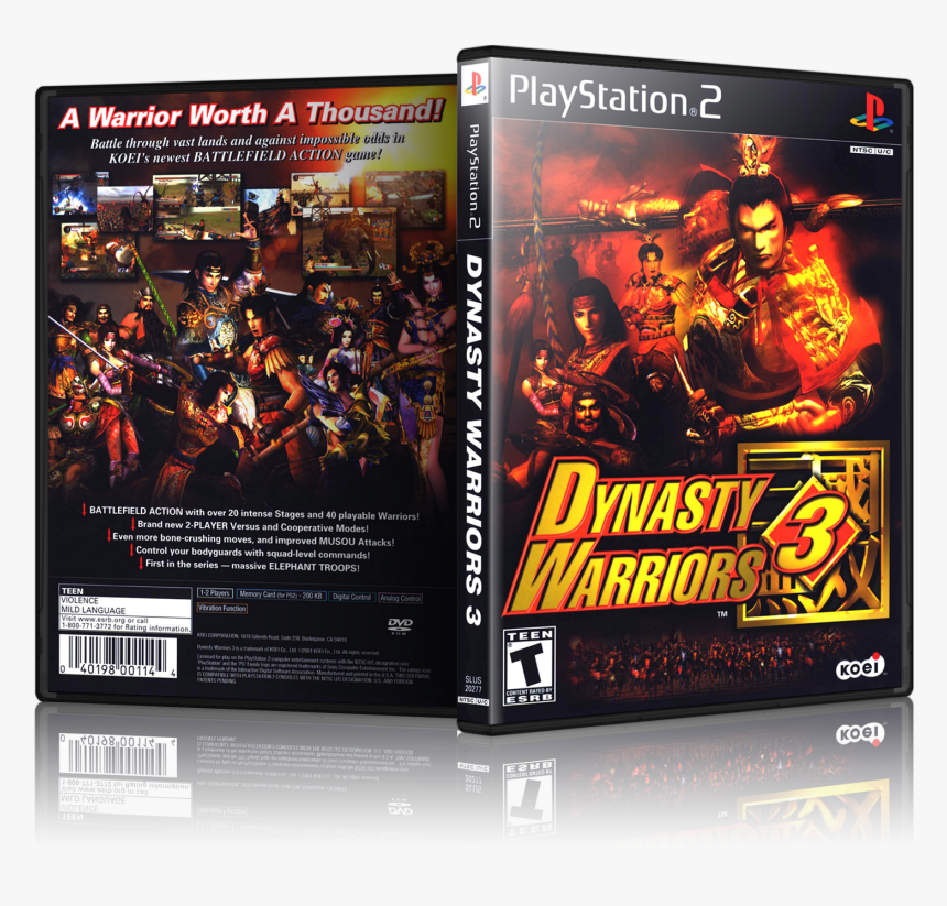 Dynasty Warriors 3 Ps2, HD Png Download, Free Download