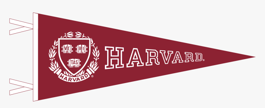 Harvard Pennant With Seal - Emblem, HD Png Download, Free Download