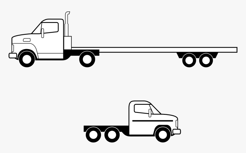 Flatbed Truck Clip Art, HD Png Download, Free Download