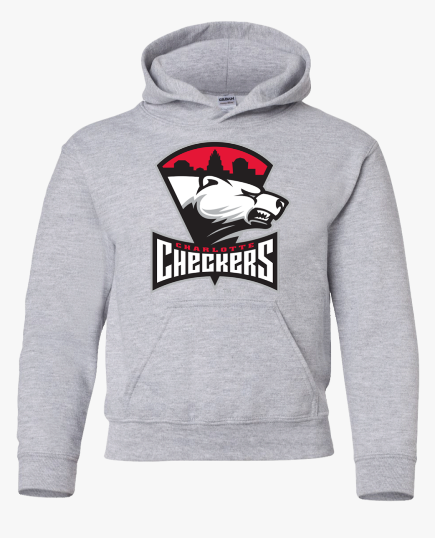 Charlotte Checkers Youth Pullover Hoodie - T-shirt, HD Png Download, Free Download