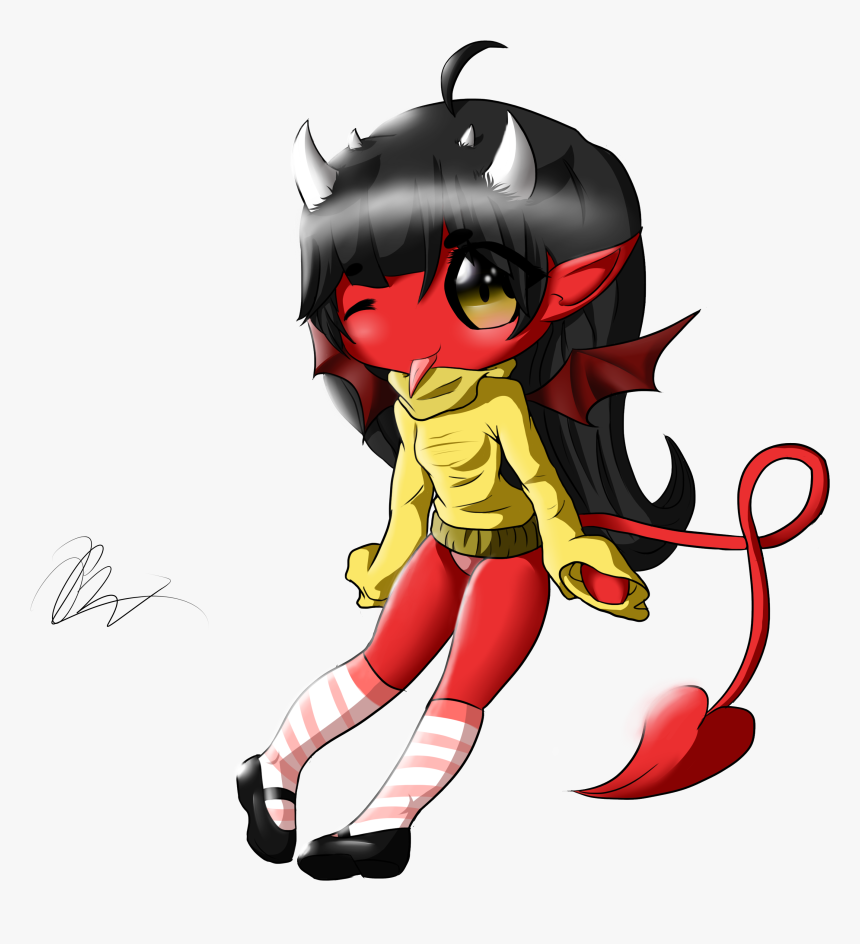 Succubus Girl - Cartoon, HD Png Download, Free Download