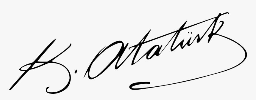 Transparent Atatürk Png - Ataturk Signature, Png Download, Free Download