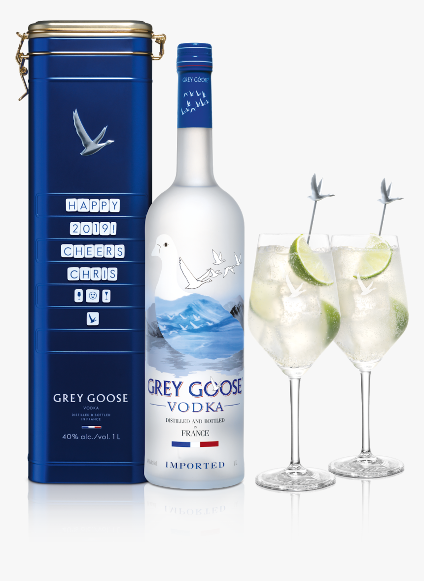 Transparent Grey Goose Bottle Png - Grey Goose 1 Litre, Png Download, Free Download