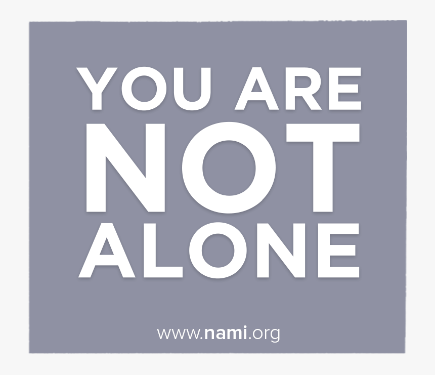 You Are Not Alone Mental Health, HD Png Download, Free Download