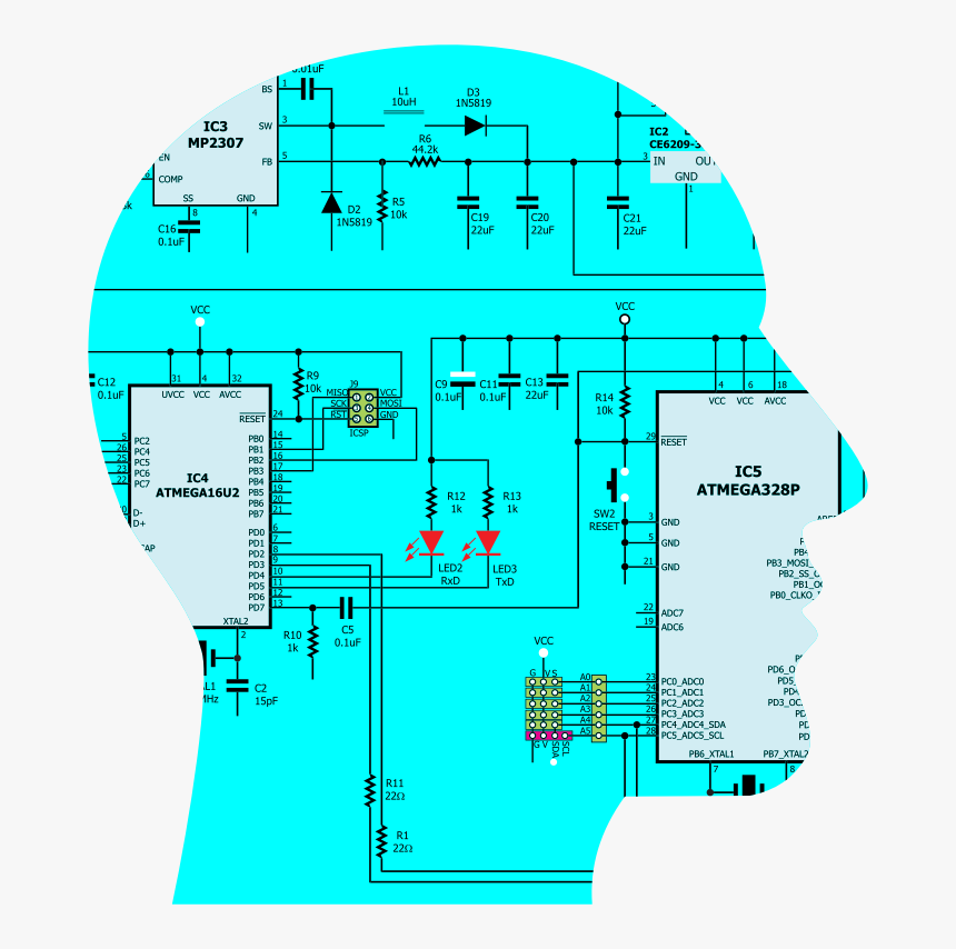 Circuit Head - Circuit Head Png, Transparent Png, Free Download