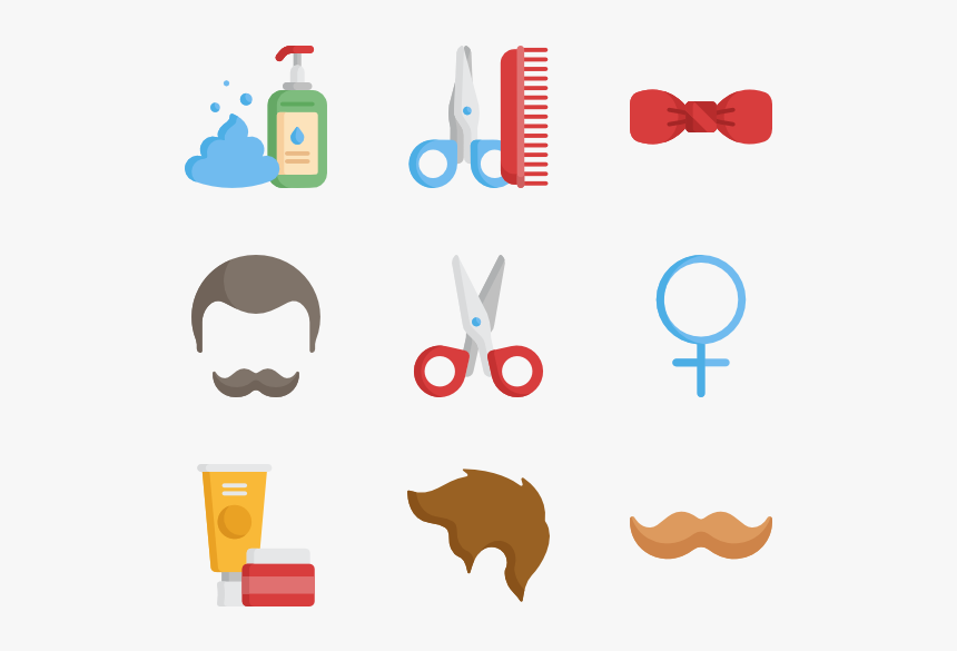 Barber Flat Icon, HD Png Download, Free Download