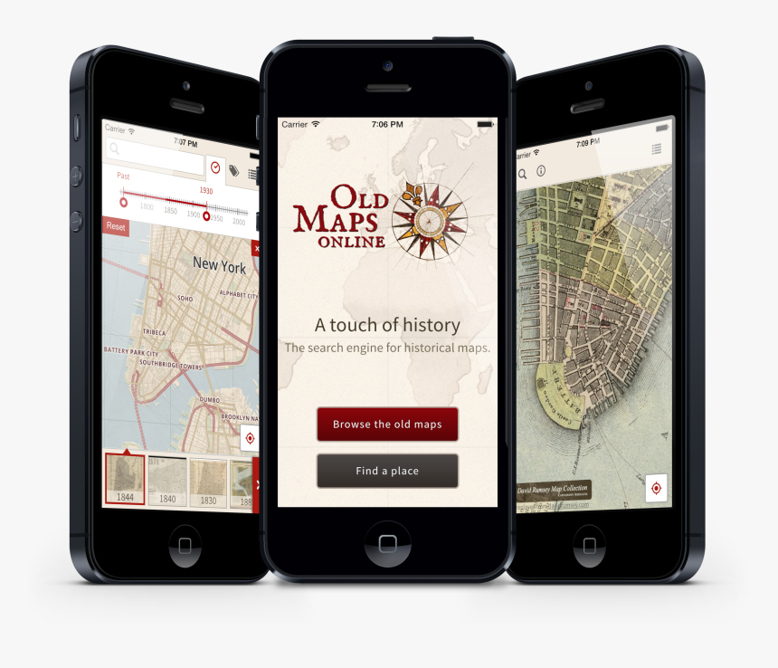 Map app. Old Maps online. Online Map. Map mobile app.