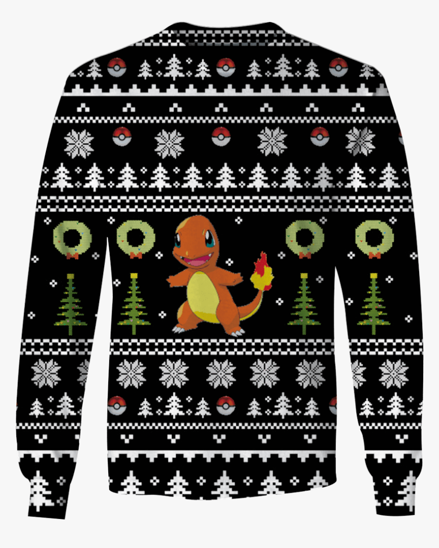 Gearhuman 3d Pokemon Ugly Christmas Custom T-shirt - Cardigan, HD Png Download, Free Download