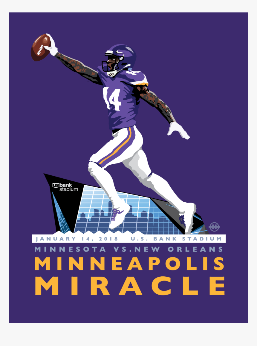 Landmark Series - Minnesota Vikings Minneapolis Miracle, HD Png Download, Free Download