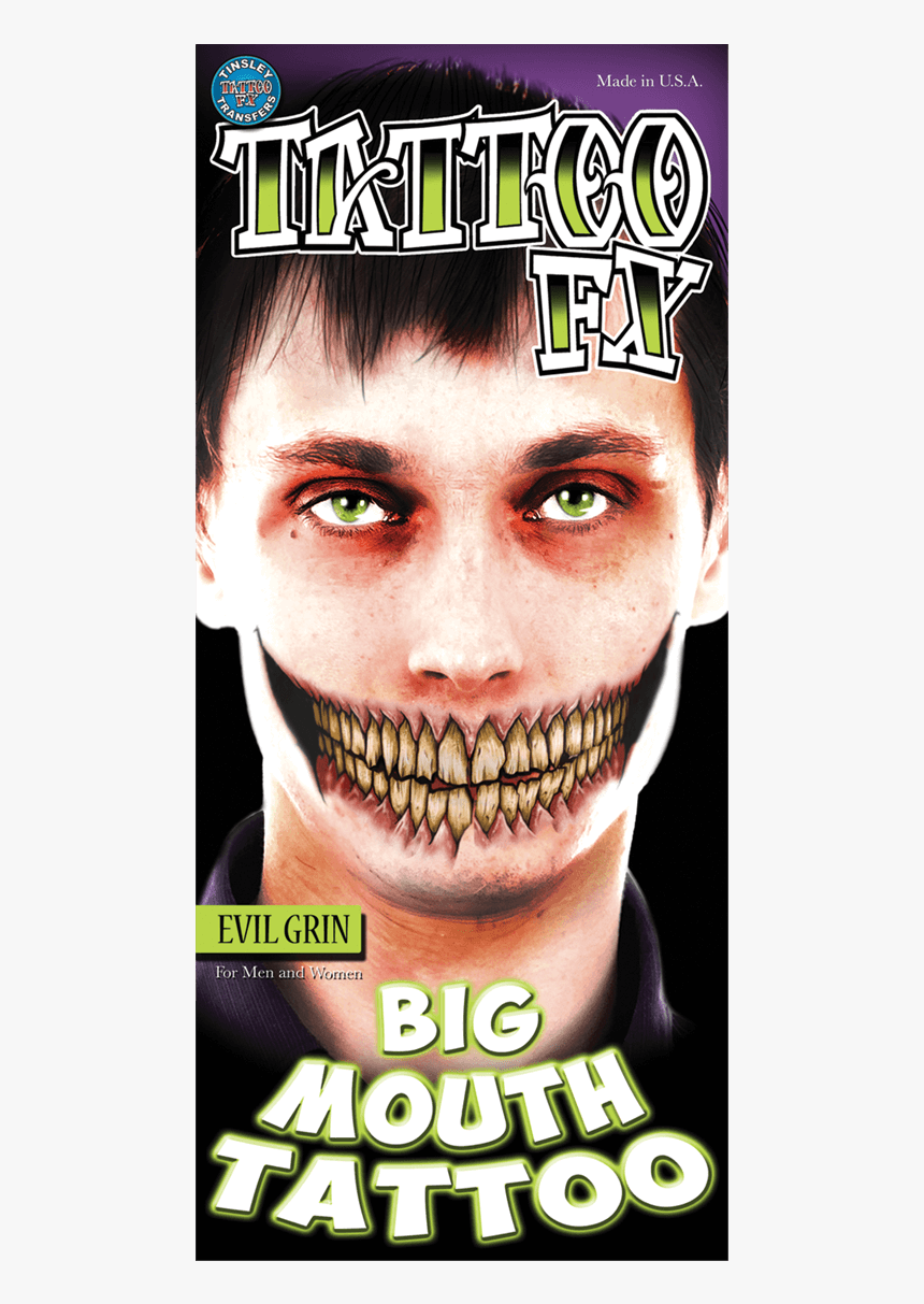 Big Mouth Tattoo Fx, HD Png Download, Free Download