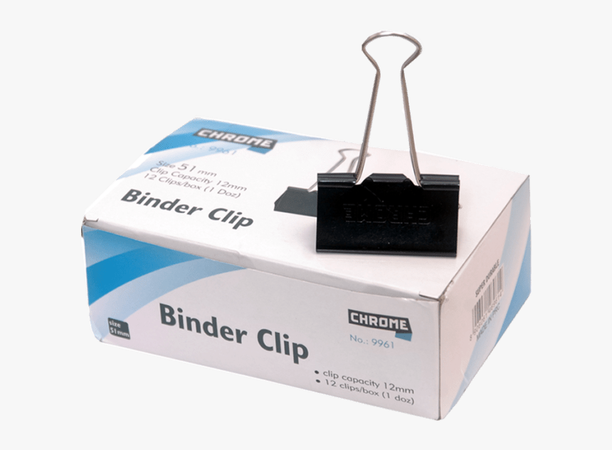 Transparent Binder Clip Png - Binder Clip 48mm, Png Download, Free Download