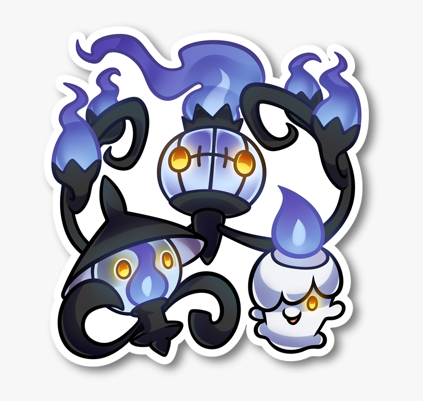 File 5379809c13 Original - Litwick Lampent And Chandelure, HD Png Download, Free Download