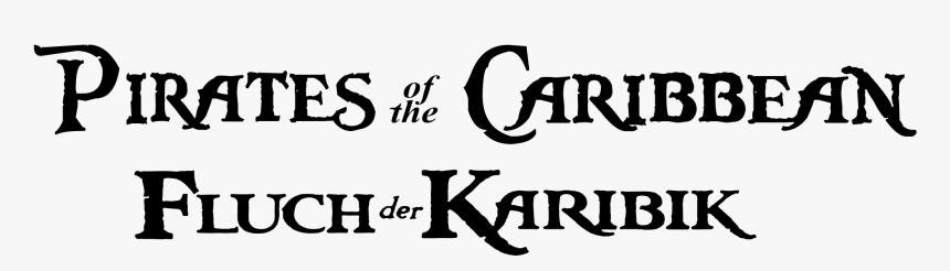 Pirates Of The Caribbean Logo Png, Transparent Png, Free Download